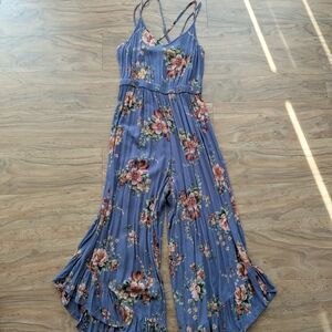 American Eagle Floral Jumpsuit